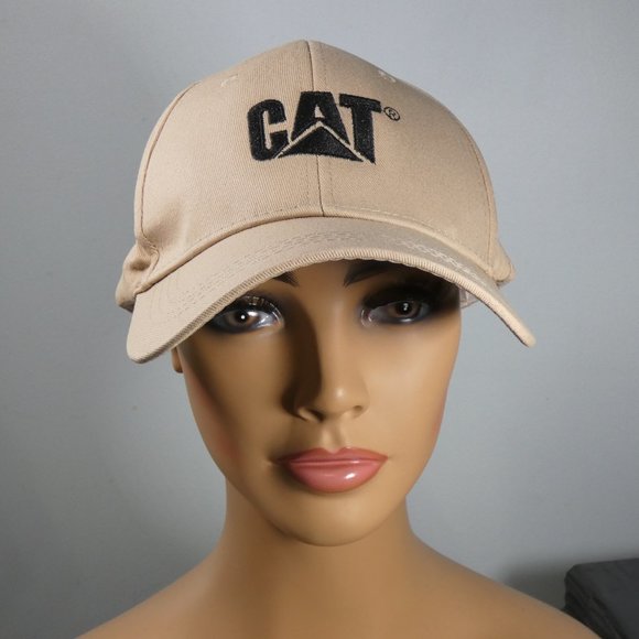 Caterpillar - CAT logo ball cap tan with black logo - Picture 5 of 5